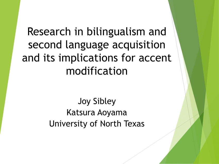 research articles on bilingualism