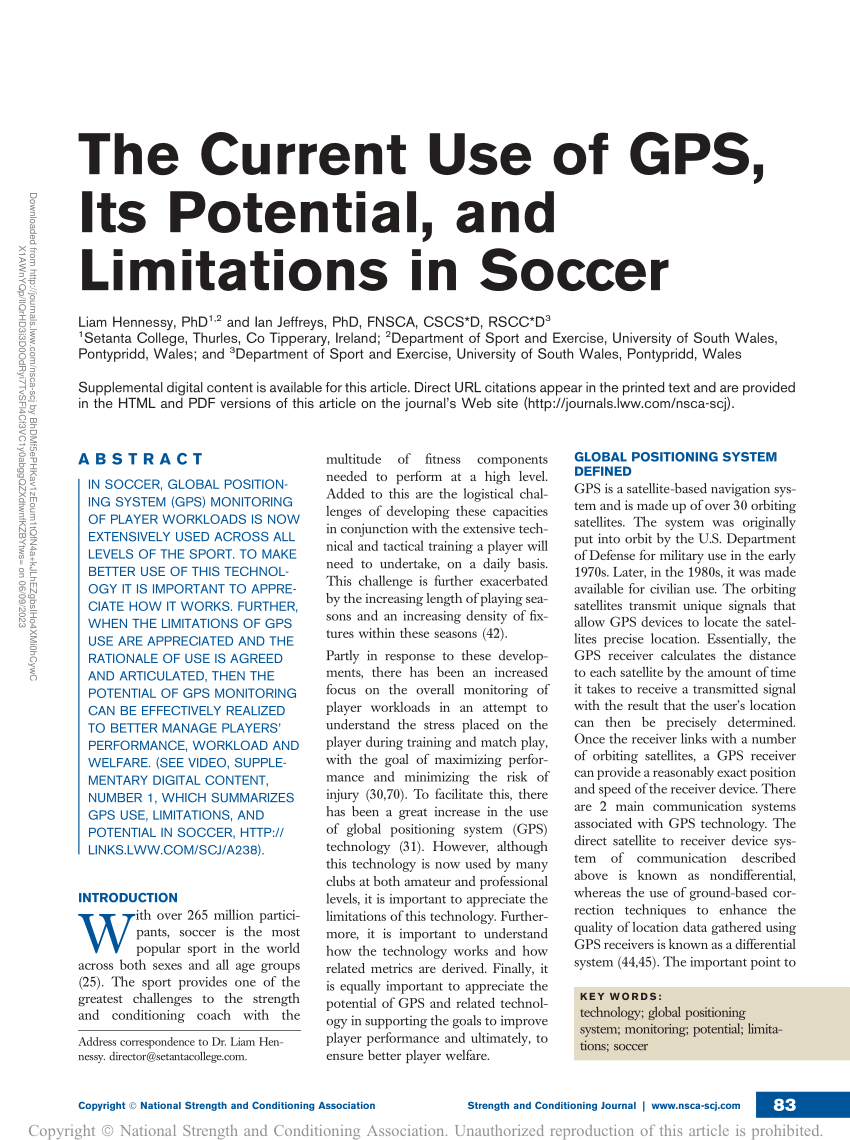 GPS Tracking in Football - with Stephane Smith of Titan Sensor - Kit Radar
