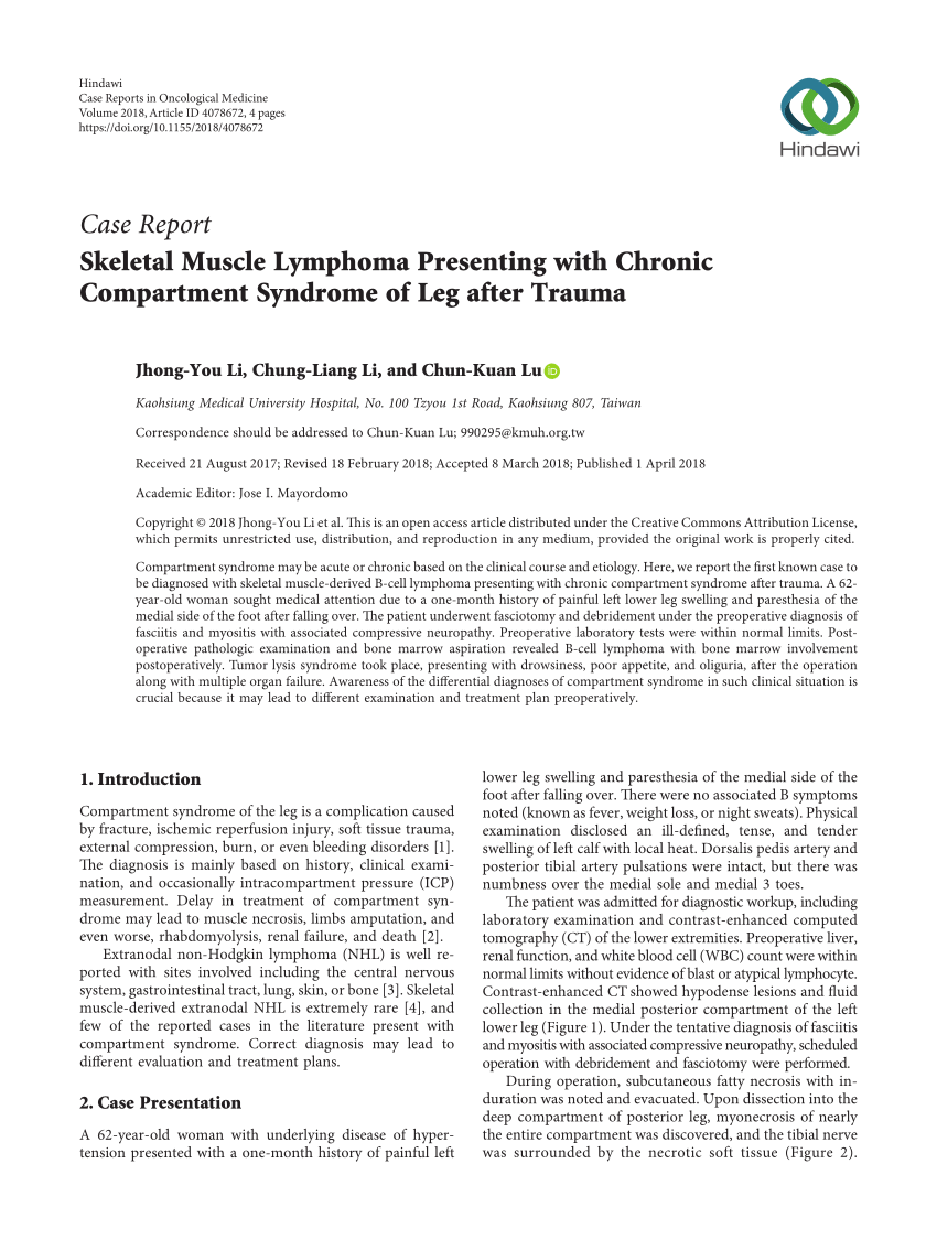 Exertional compartment syndrome - Overview - Mayo Clinic