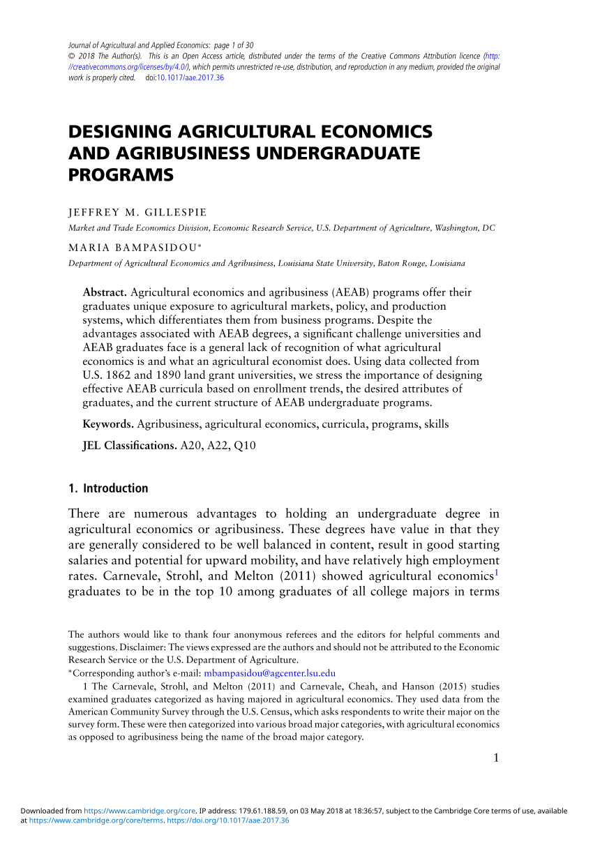 phd agricultural economics in uk