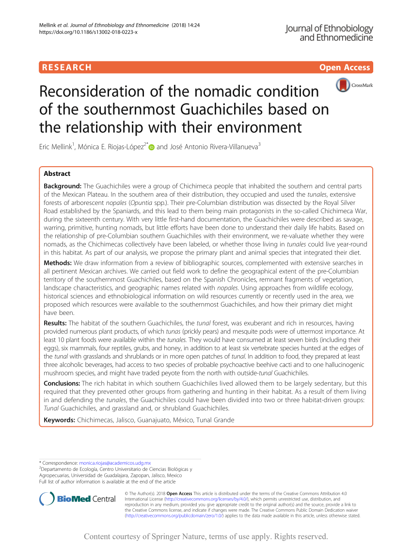 Pdf Reconsideration Of The Nomadic Condition Of The Southernmost Guachichiles Based On The Relationship With Their Environment Cualquier lunes del ano la eleccion de que ver o donde ir puede ser complicada. pdf reconsideration of the nomadic