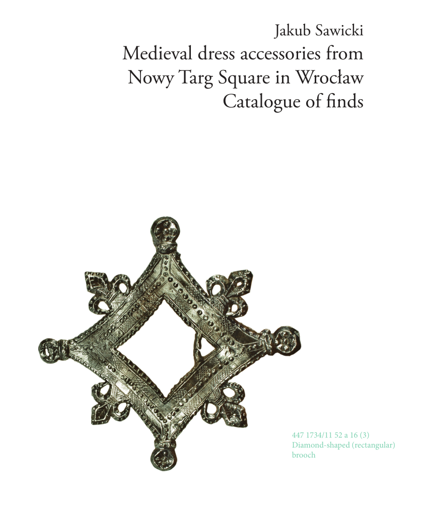 PDF) Dress Accessories from Nowy Targ Square in Wrocław. Catalogue