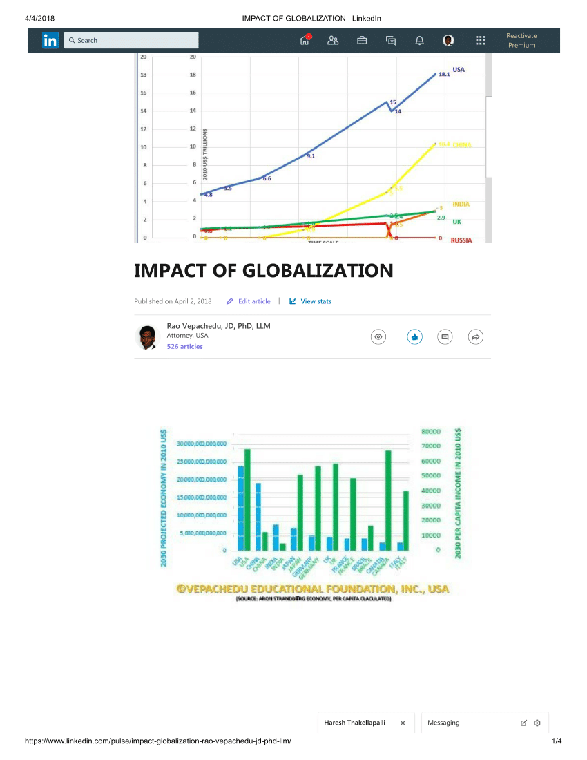 impacts of globalization pdf