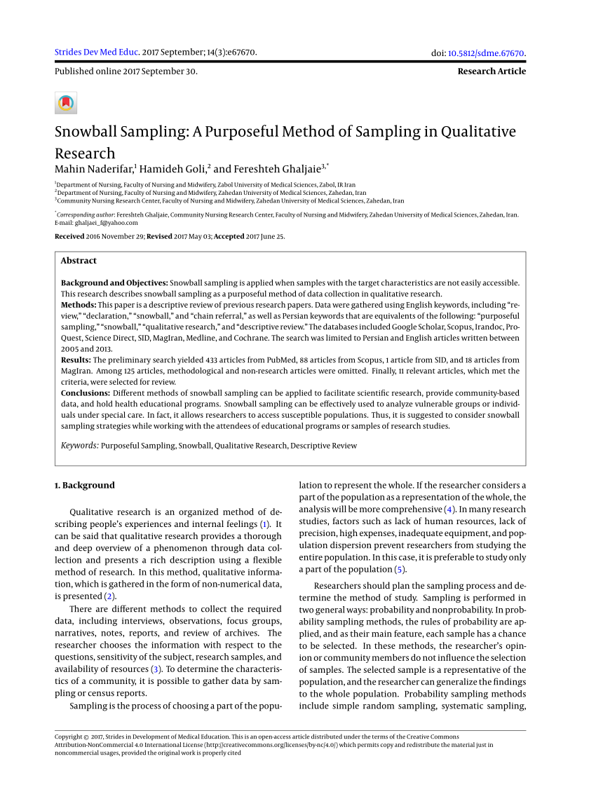 sampling in qualitative research pdf