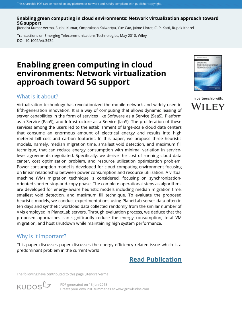 green cloud computing research papers 2022