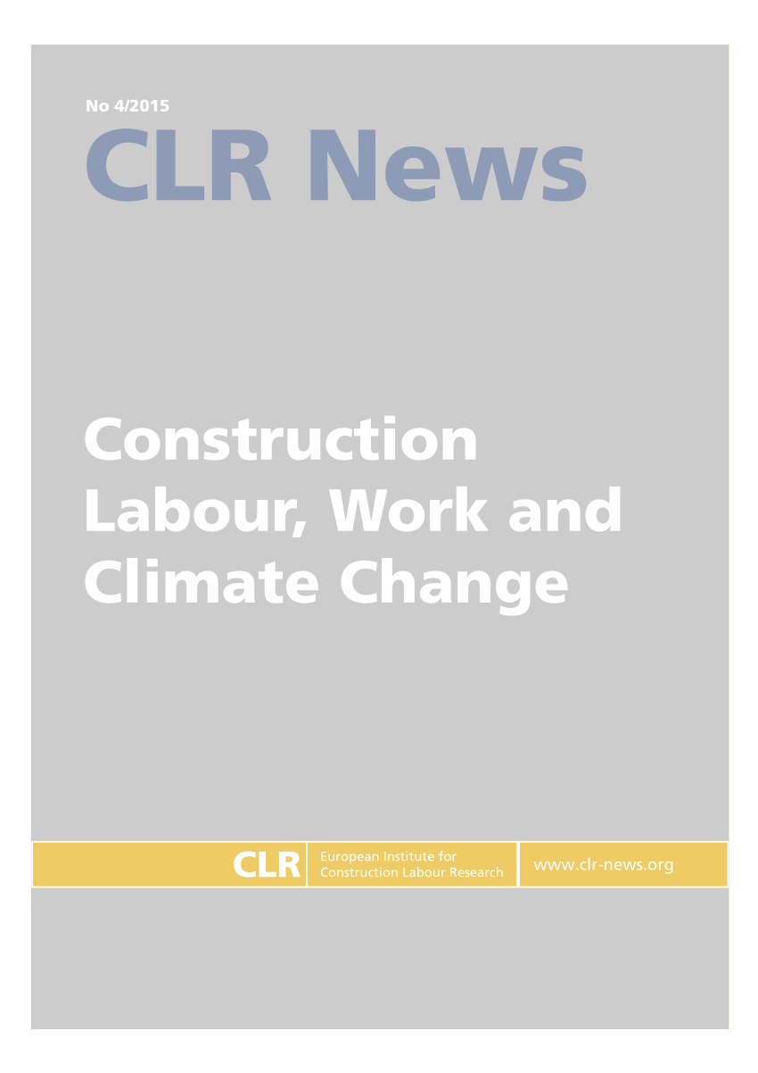 PDF) CLR-News-4-2015 (Stevis&Felli Just Transitions)