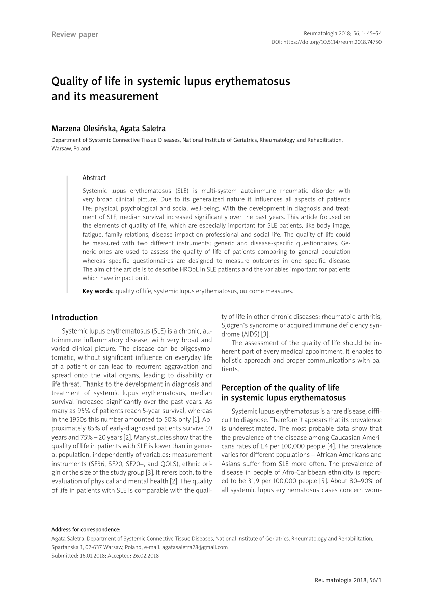 lupus research paper thesis