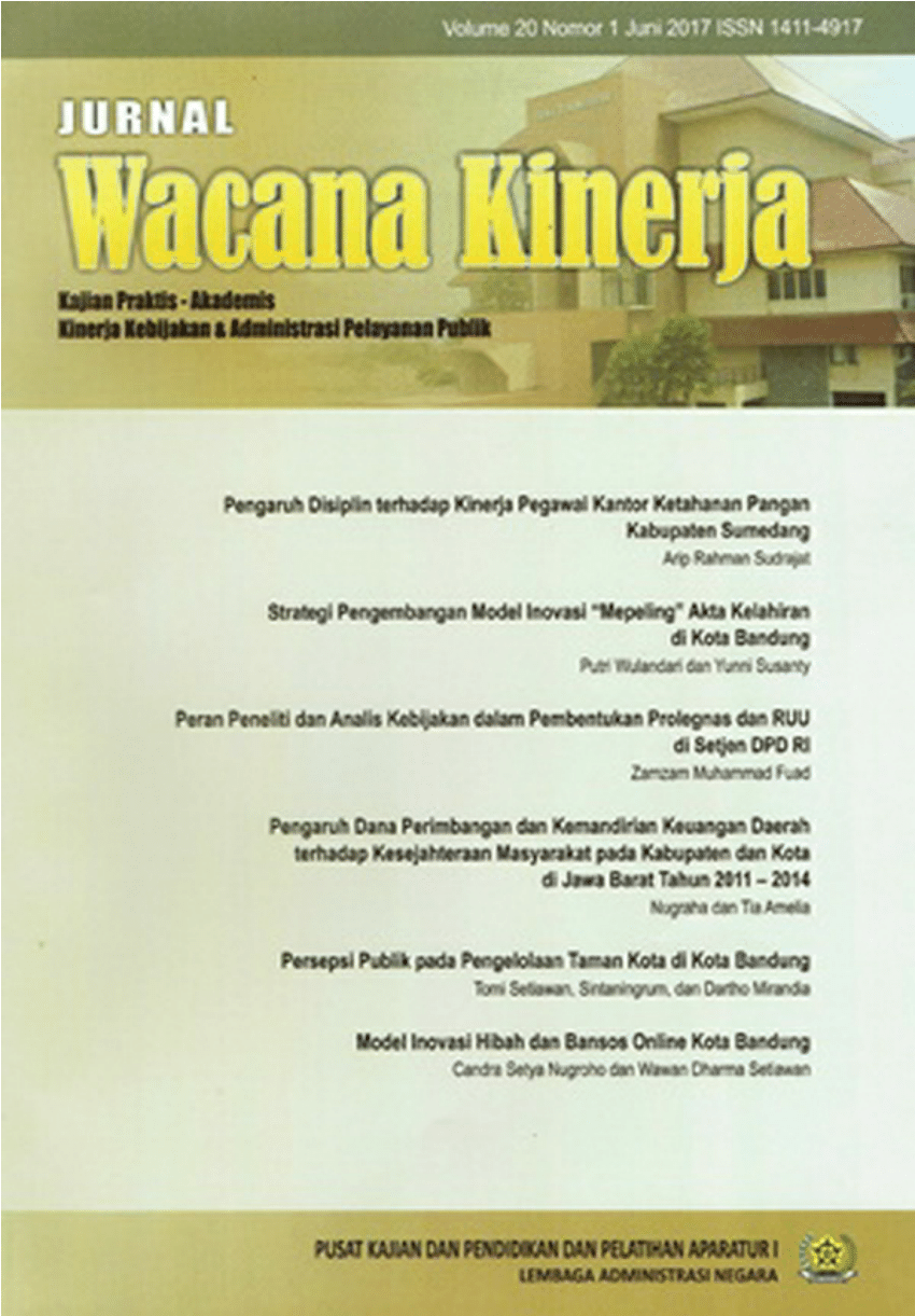 Pdf Persepsi Publik Pada Pengelolaan Taman Kota Di Kota Bandung