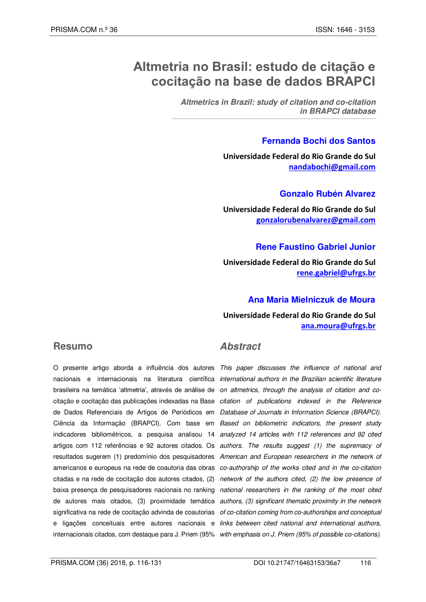 PDF) Altmetria para editores científicos: desafios e perspectivas