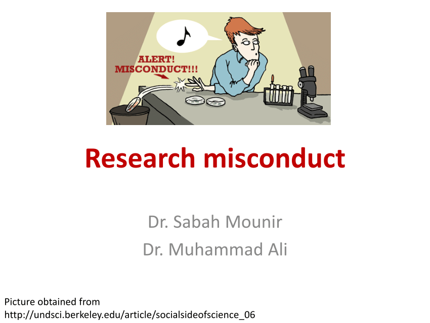 research misconduct case studies