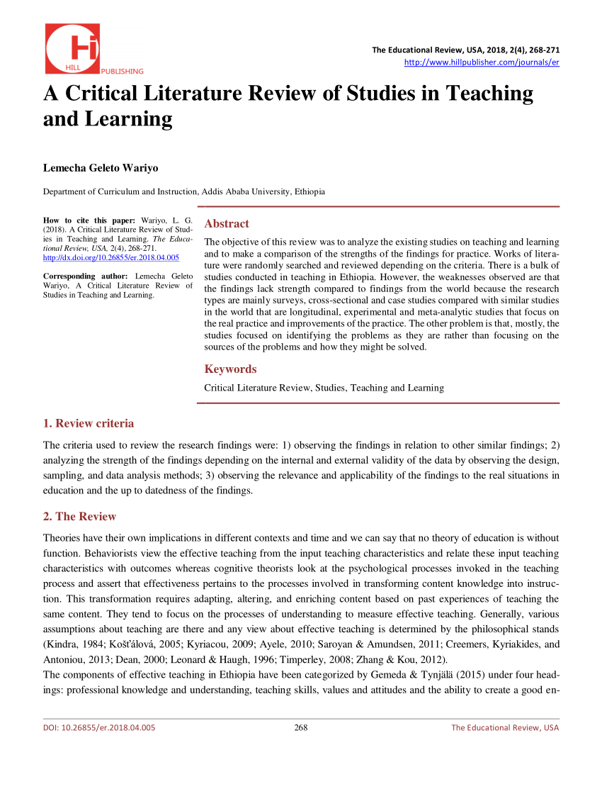 active learning literature review