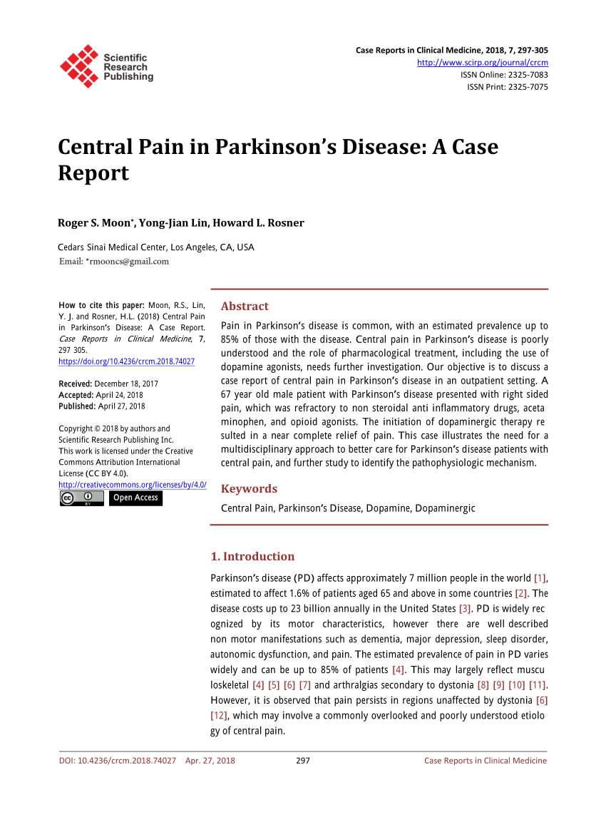 research paper on parkinson's disease pdf