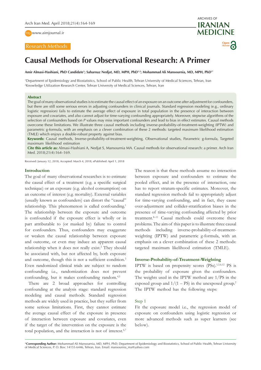 what is causal research pdf