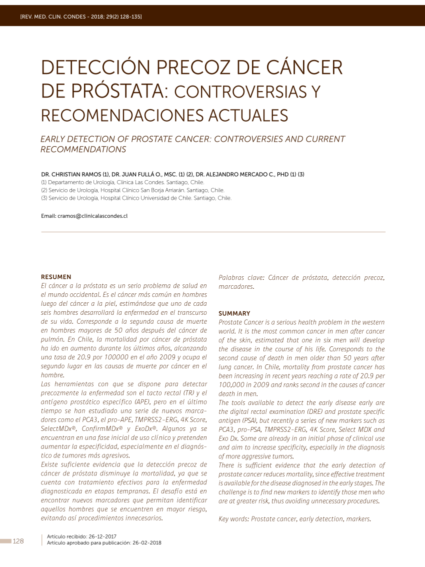 detección de cáncer de próstata pdf scoarta de arin din prostatita