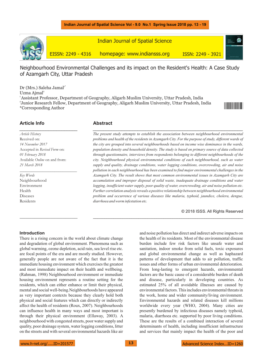 case study on environmental challenges