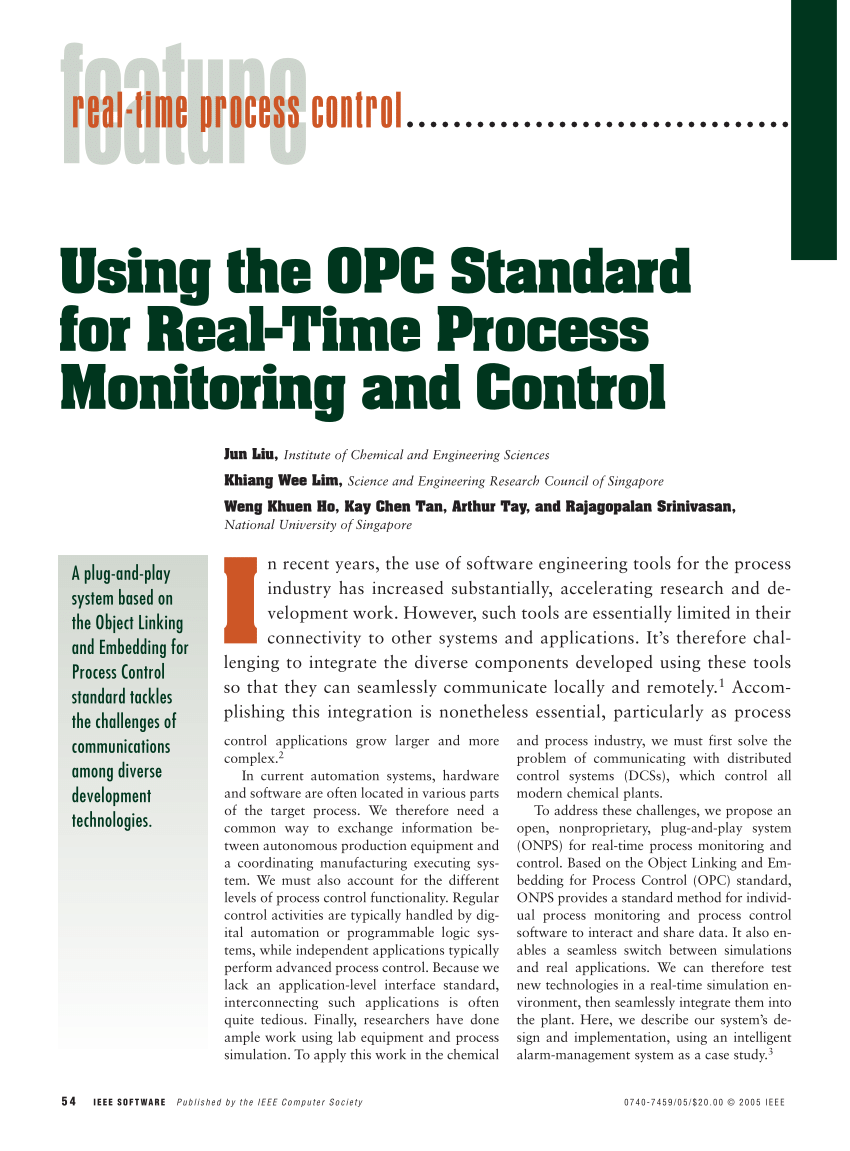 real time process monitoring software