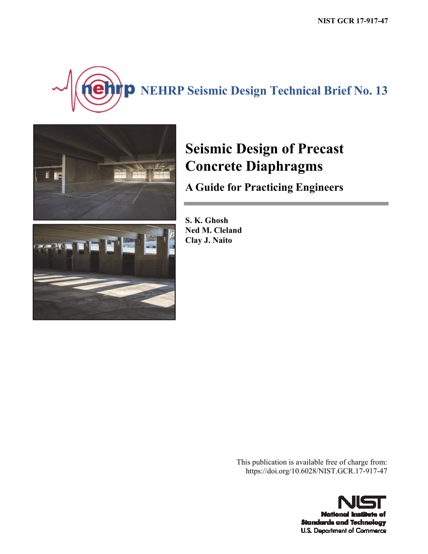 Pdf Seismic Design Of Precast Concrete Diaphragms A Guide For