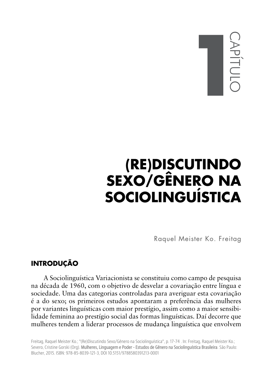 PDF) Uma abordagem sociolingüística do uso das formas você, ocê e cê no  português