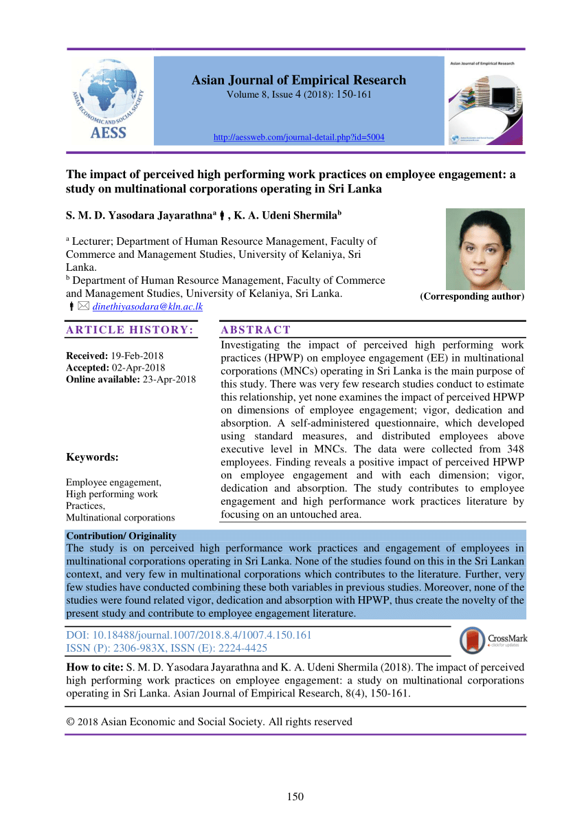 asian journal of empirical research impact factor