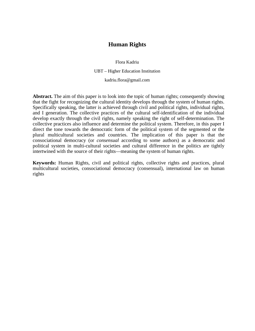 thesis on human rights pdf