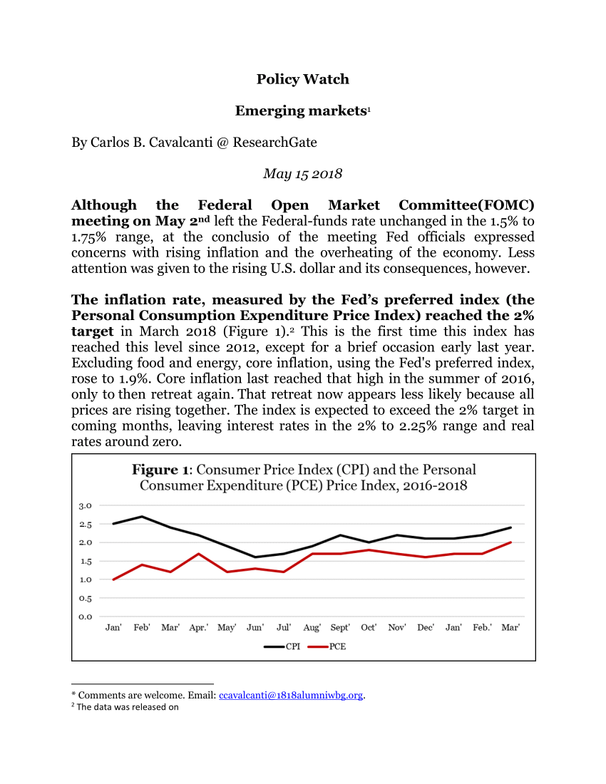 Pdf Emerging Markets