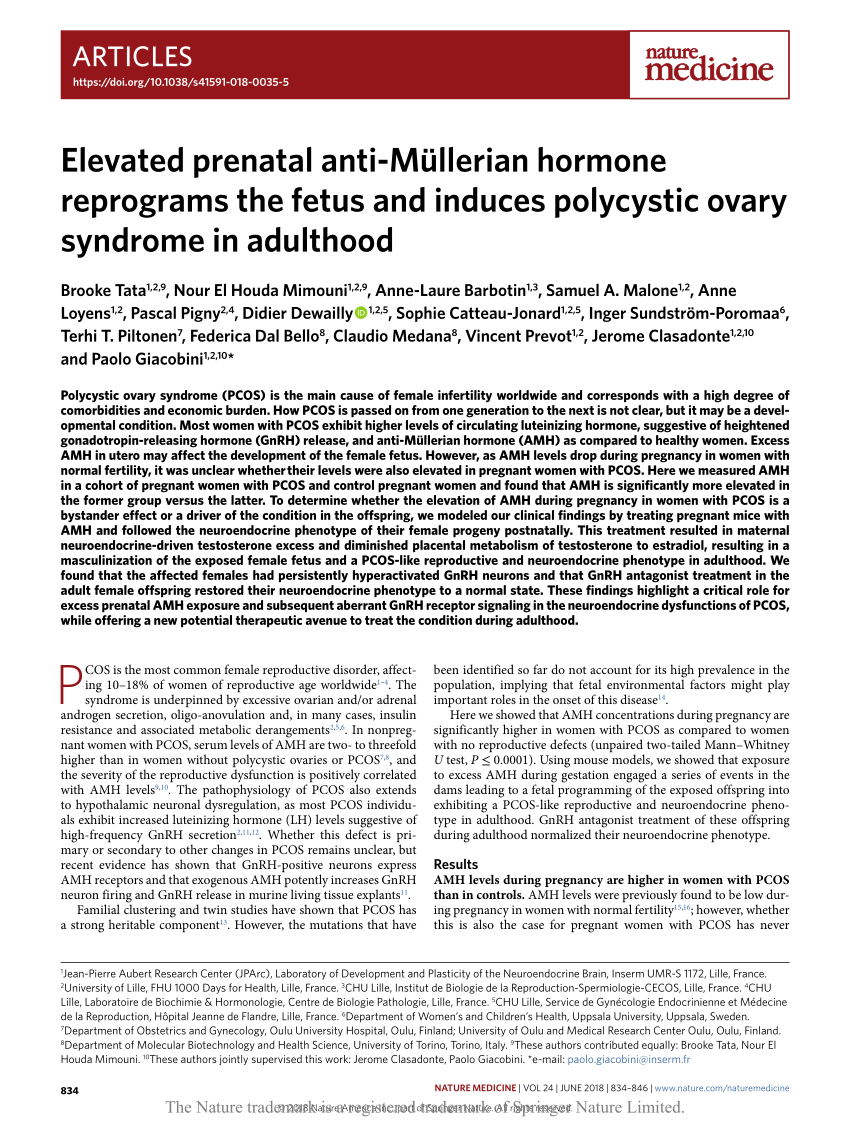 [Full text] Can Anti-Müllerian Hormone Be a Reliable 