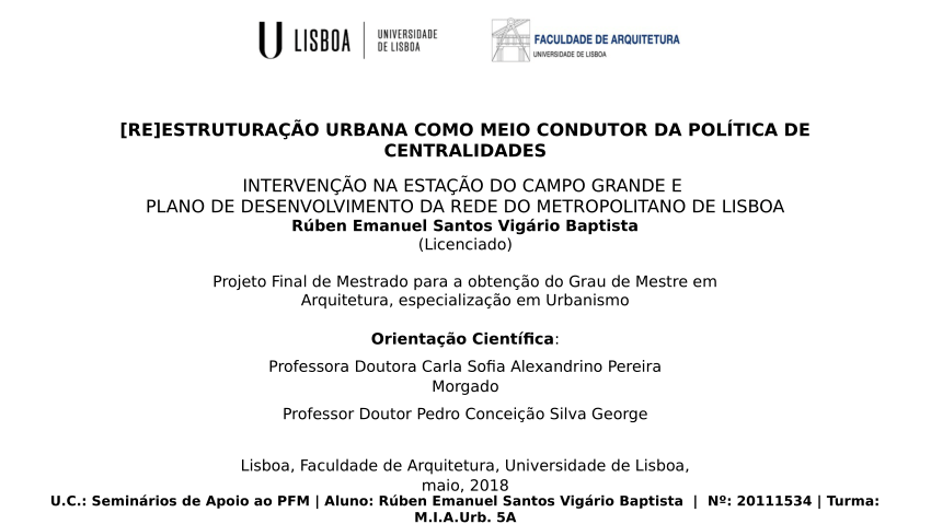 thesis in portuguese translation