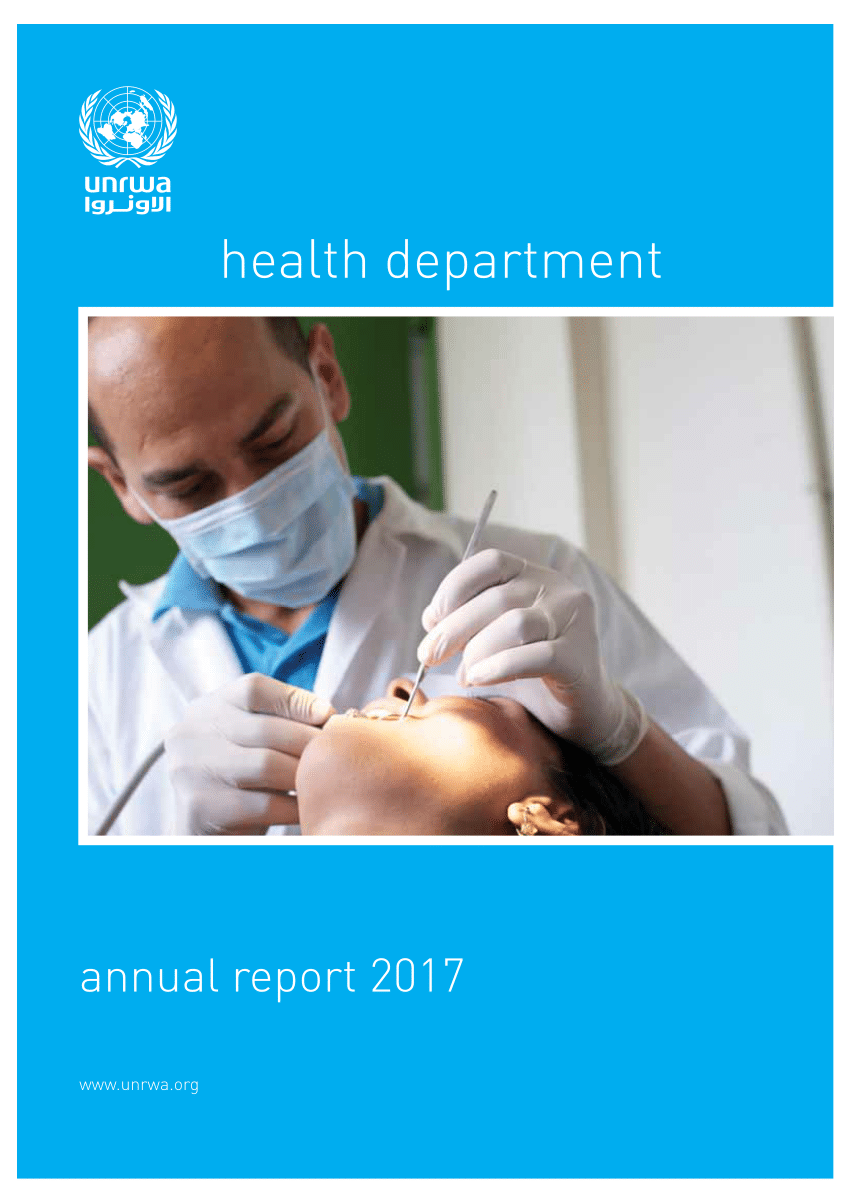 (PDF) UNRWA health department annual report 2017 (published in May 2018)