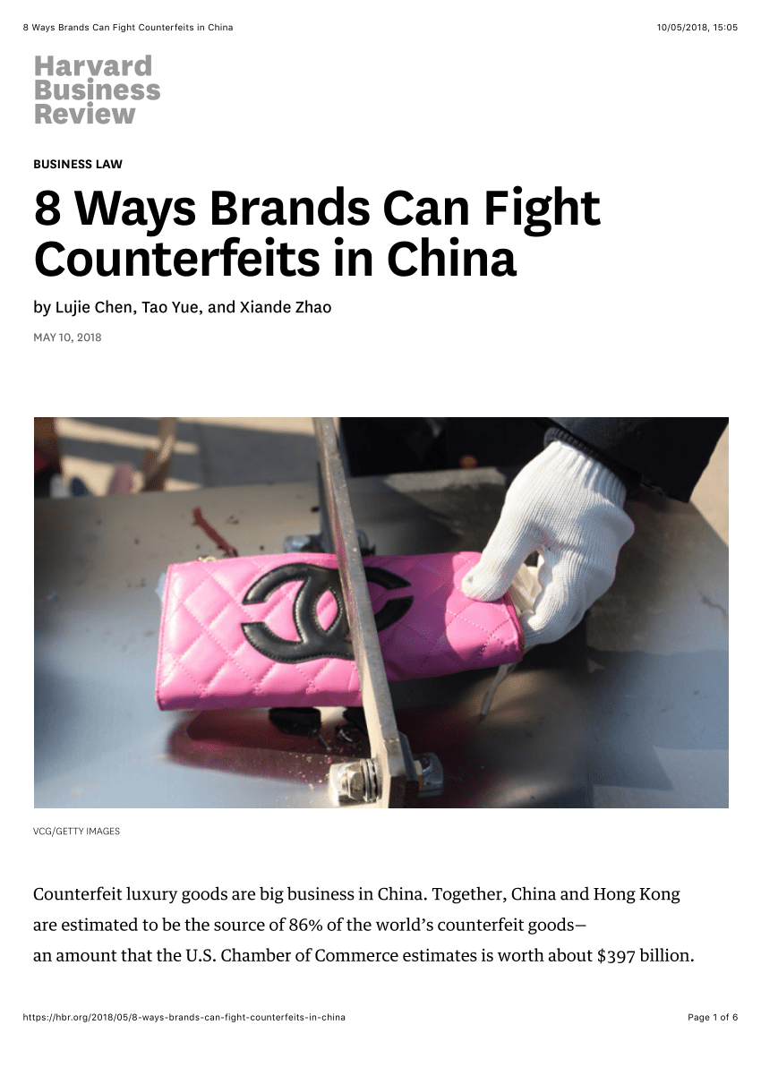 Luxury Counterfeiters Target Chinese Designer Brands. Can They Fight Back?