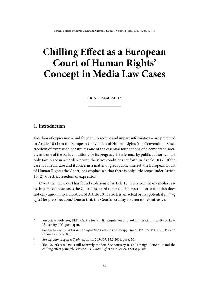 research topic in media law