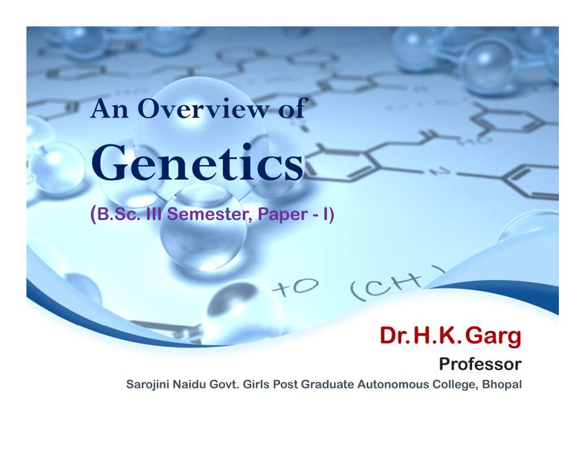 essay about genetics subject