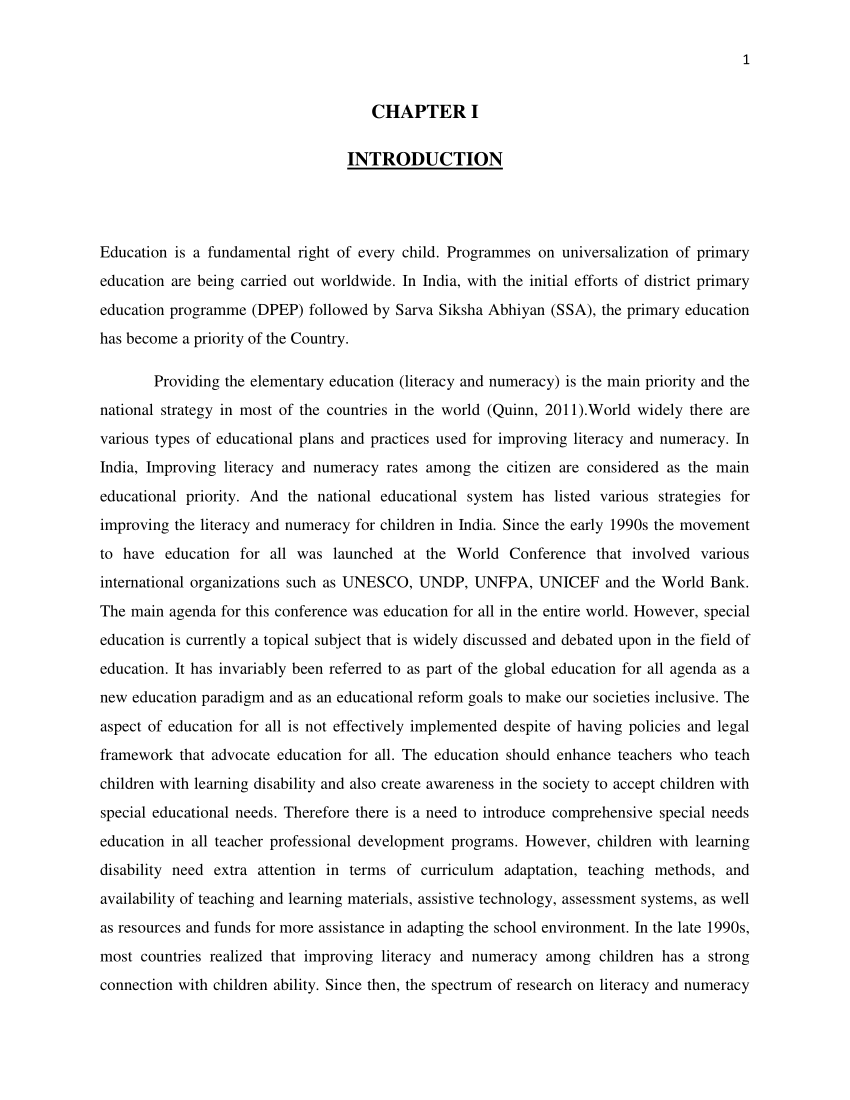 disabled students research paper