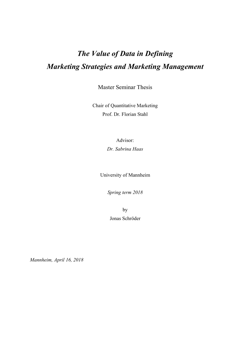 phd thesis on marketing strategies pdf