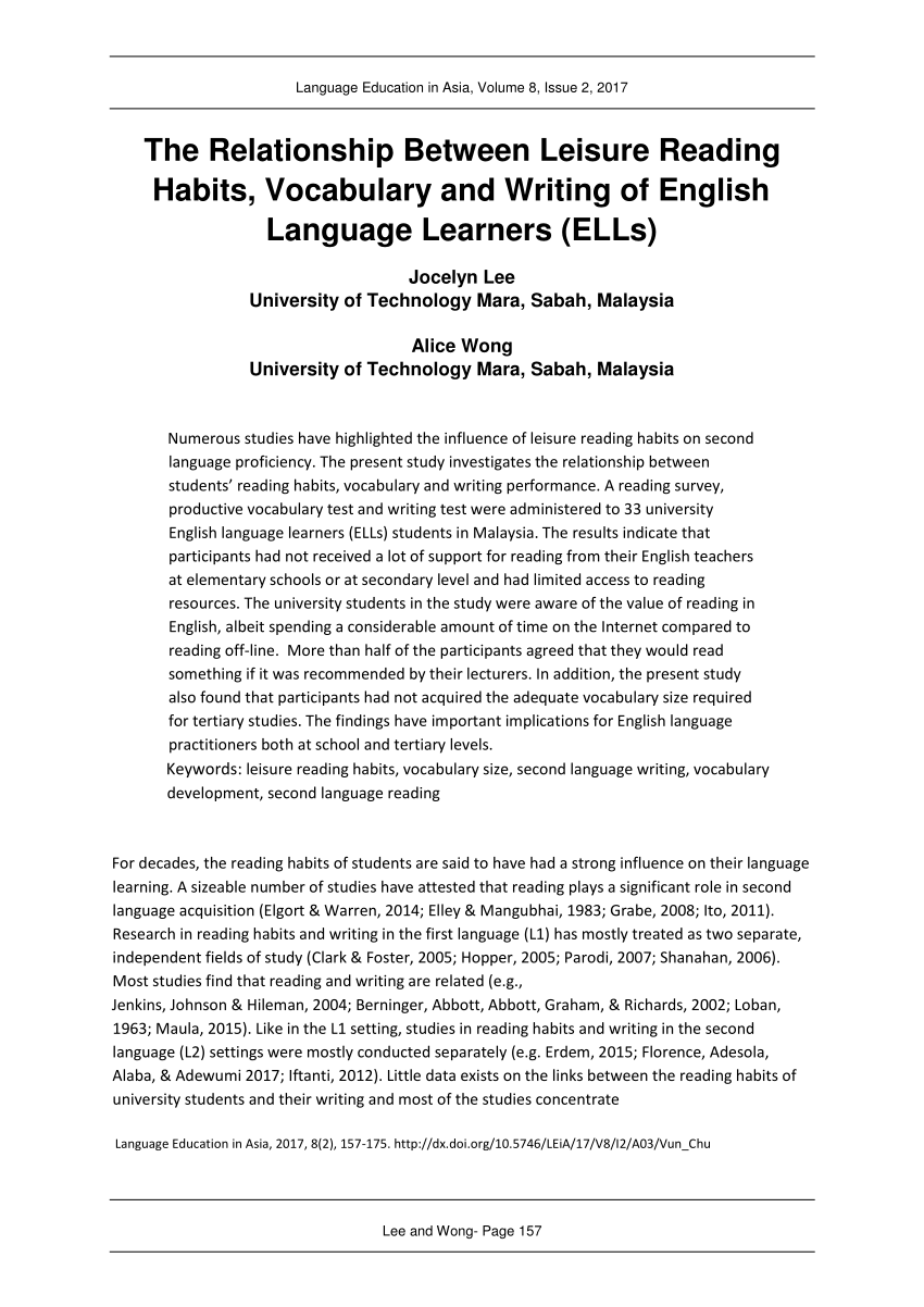 thesis on english language learning