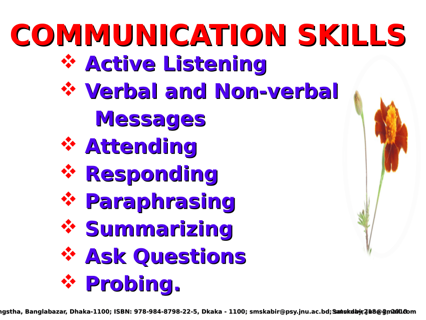 communication skills in education pdf