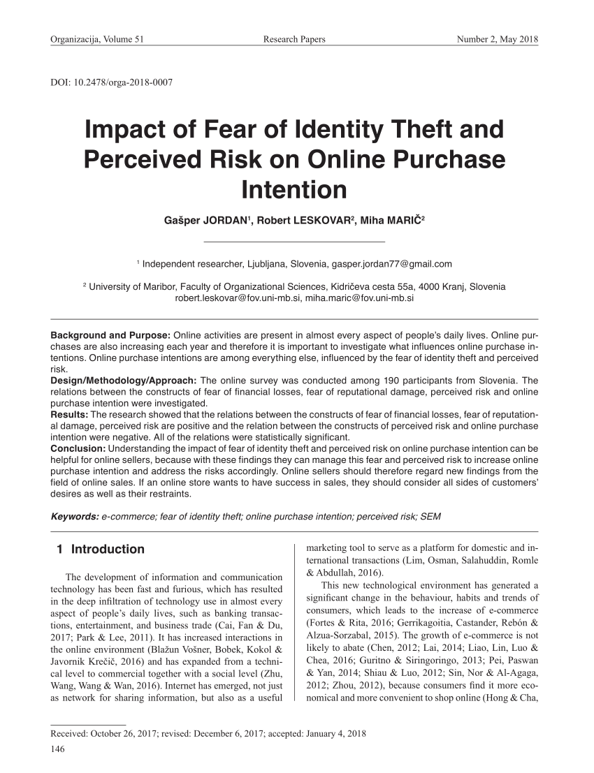research paper about identity theft