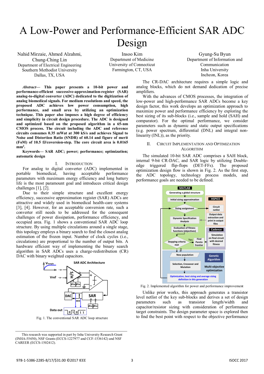 sar adc design thesis