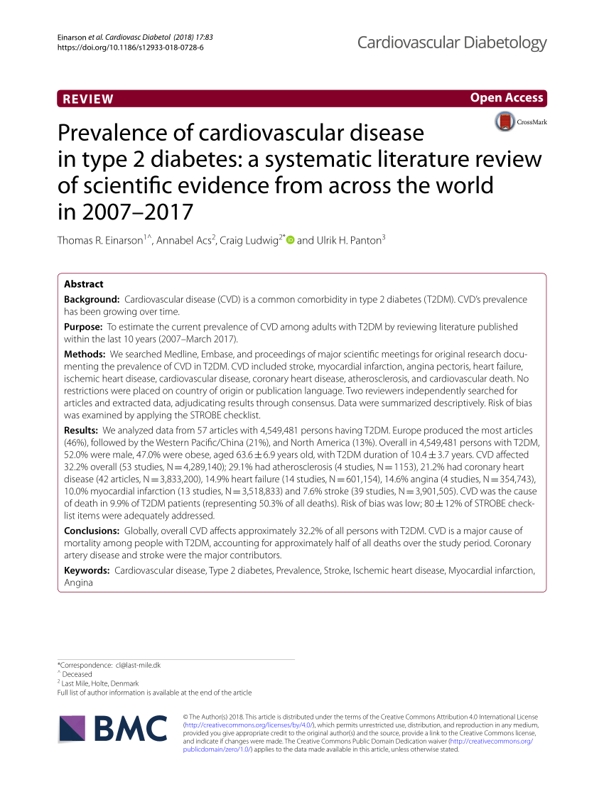 cardiovascular disease research paper example