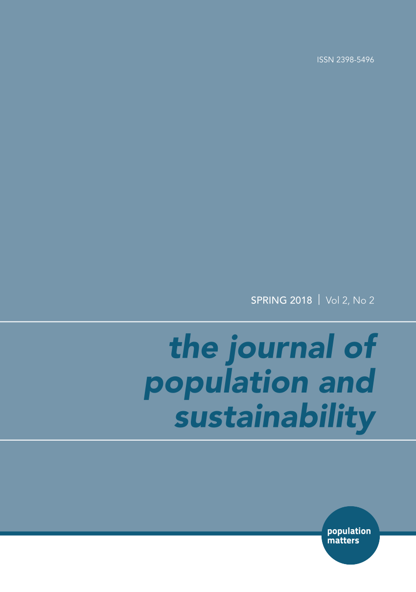 (PDF) Journal of Population and Sustainability Journal Vol.2 No.2