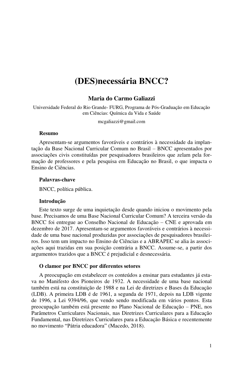 Como Colocar A Referencia Da Bncc Em Trabalhos Academicos 3456