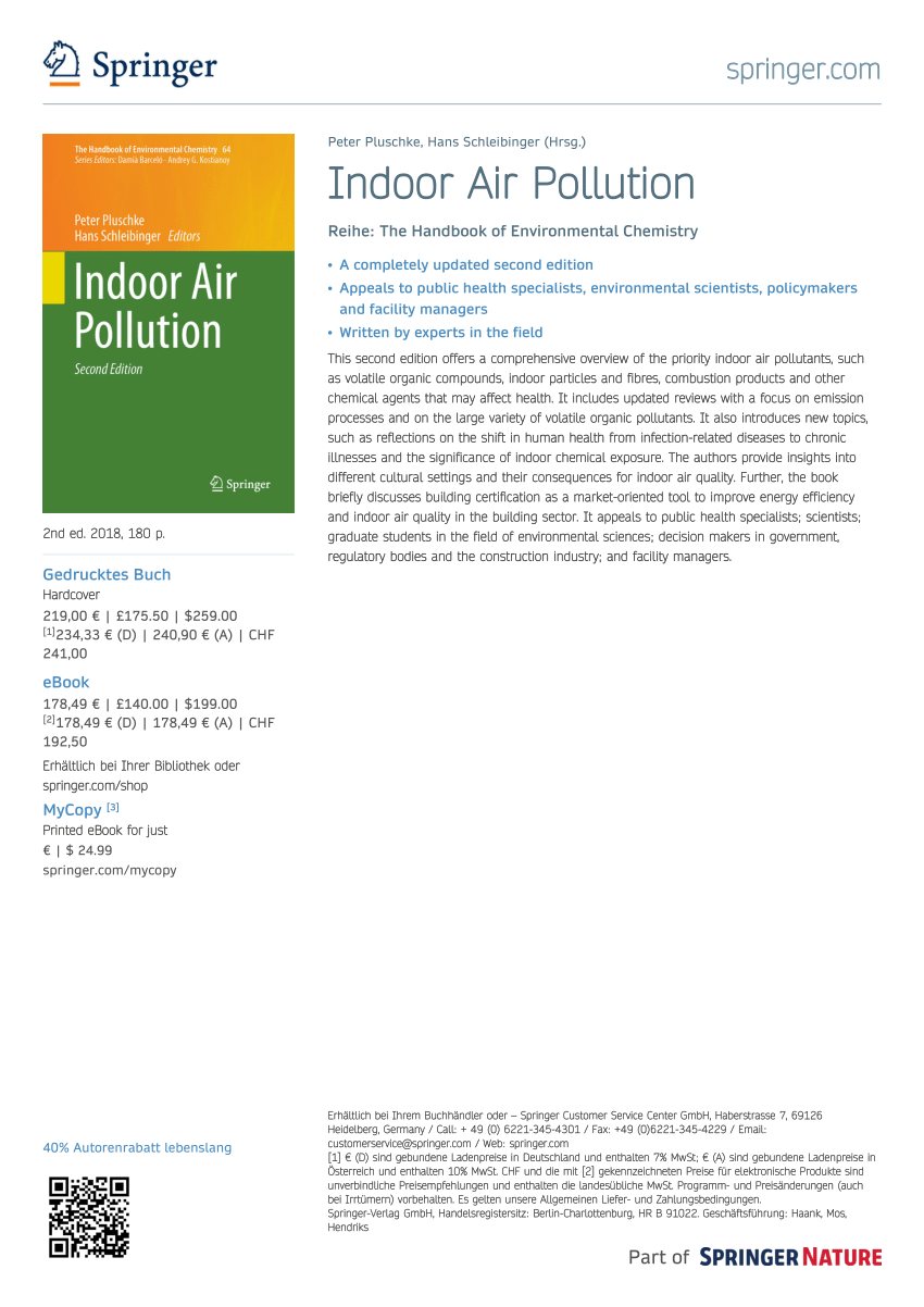 literature review on indoor air pollution