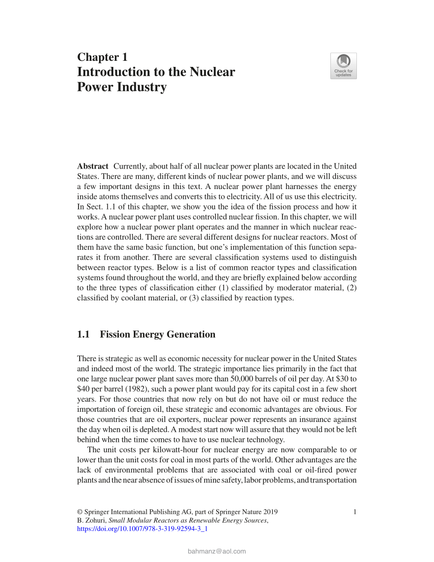 literature review of nuclear power plant