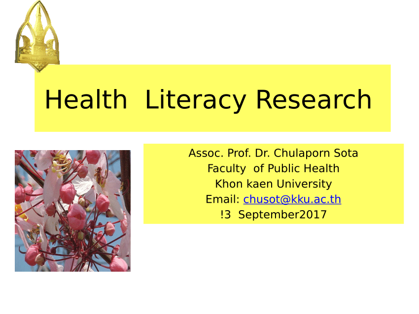 research on health literacy