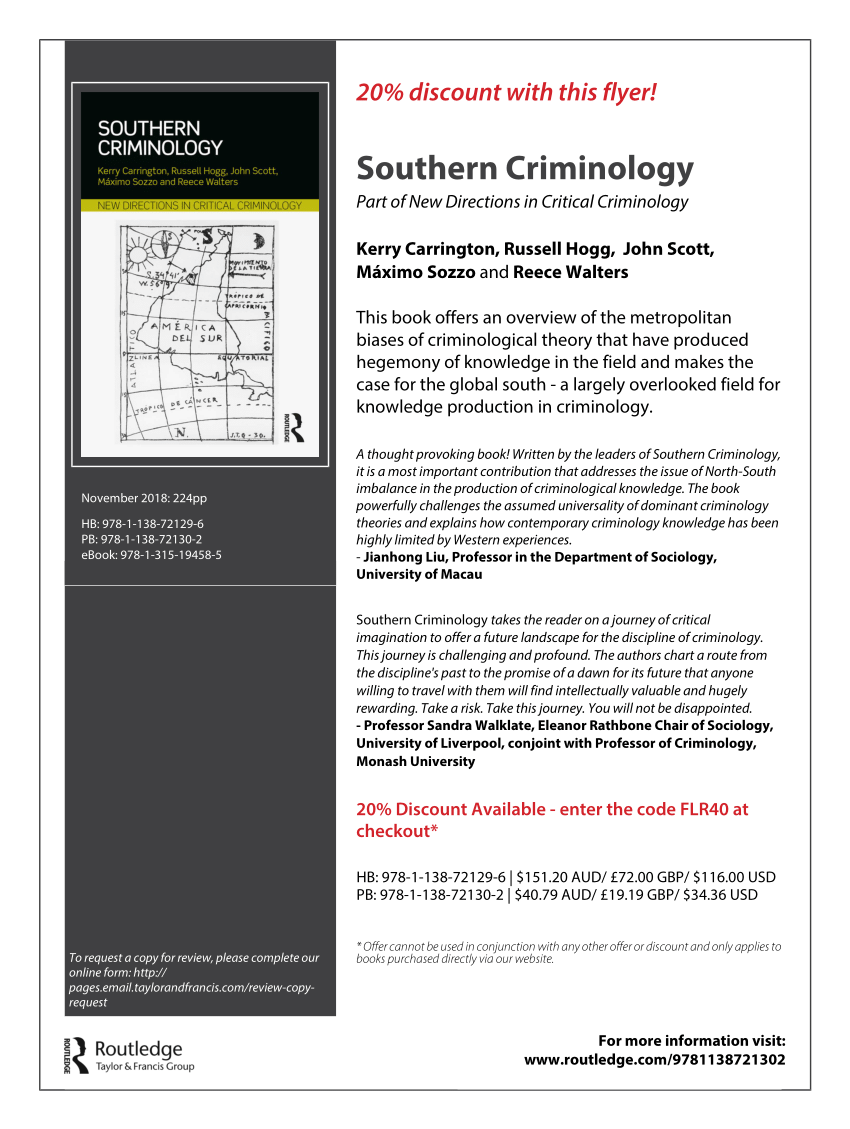 southern criminology essay