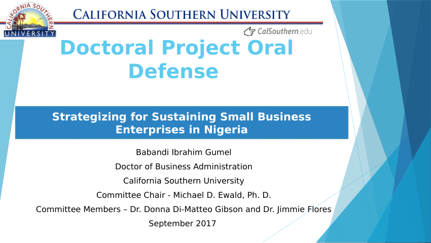 oral defence master thesis