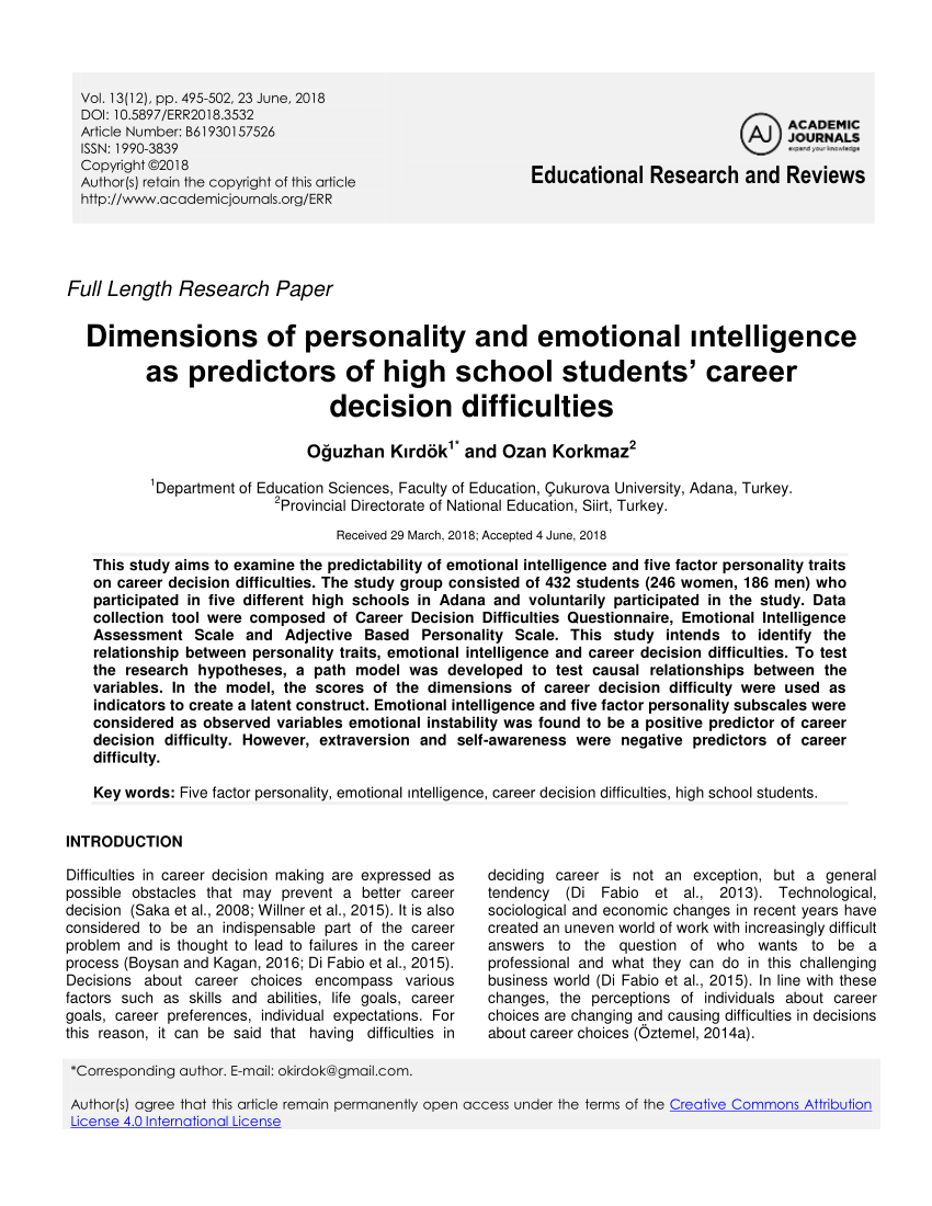 factors affecting intelligence pdf