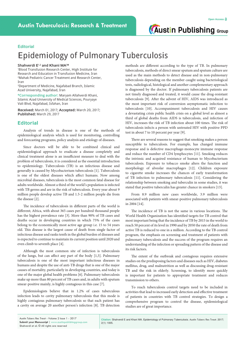 PDF] A role for systems epidemiology in tuberculosis research.