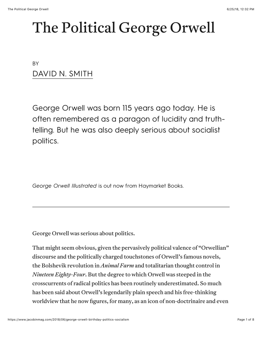 orwell essays pdf