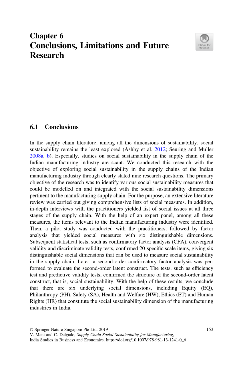 limitation section of research paper example