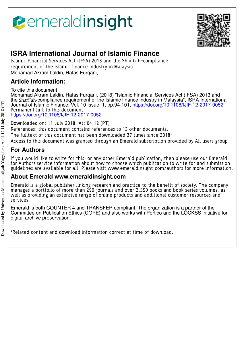 islamic finance research paper